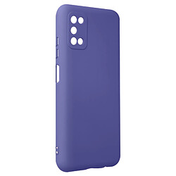 Avizar Coque Samsung Galaxy A03s Silicone Semi-rigide Finition Soft-touch Fine Violet