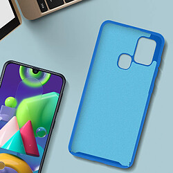 Acheter Avizar Coque Galaxy M21 / M31 / M30s Silicone Semi-rigide Finition Soft Touch bleu