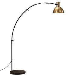 Avis vidaXL Lampadaire 25 W laiton antique 150 cm E27