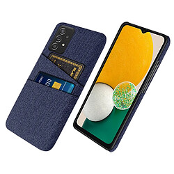 Coque en TPU antichoc avec porte-cartes bleu pour votre Samsung Galaxy A72 4G/5G