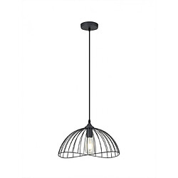 Luminaire Center Suspension 1 ampoule Graphite pas cher