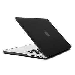 Wewoo Housse Étui noir pour MacBook Pro Retina 13.3 pouces 4 en 1 Coque de protection en plastique dur givré avec protecteur d'écran et protège-clavier bouchons anti-poussière