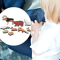 Acheter puzzles d'animaux en bois pour les tout-petits 1-3 3d