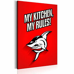 Paris Prix Tableau Imprimé My Kitchen, My Rules! 40 x 60 cm