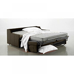 Avis Inside 75 Canapé lit 3 places LUNA convertible EXPRESS 140cm polyuréthane marron matelas 16 cm