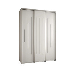 Abiks Meble Armoire Davos 12 À Portes Coulissantes 235,2/170/45 3 Portes