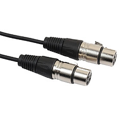 Y Splitter Câble Audio Xlr 3 Broches Xlr Audio Mâle à Double Cordon Femelle à 3 Broches