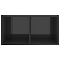 Acheter vidaXL Meubles TV 2 pcs Gris brillant 72x35x36,5 cm Bois d'ingénierie