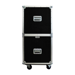 Kimex Flight case pour deux écrans TV 40"-55"