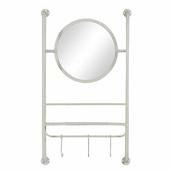 BigBuy Home Miroir mural Blanc Verre 42,5 x 12 x 72,5 cm