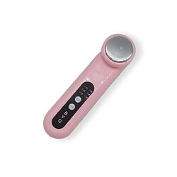 Chrono Instrument de beauté, masseur facial lumière rouge et bleue pour activer peau pour resserrer peau(Rose)