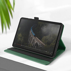 Avizar Étui pour Samsung Tab A9 Plus Clapet Multi-compartiment Support Vidéo Vert pas cher