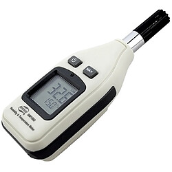 Acheter Wewoo Thermomètre blanc 1.45 pouces écran numérique humidité et température mètre