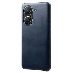 Coque en TPU + PU texture des veaux, antidérapante, antichocs pour votre Huawei Mate 50 4G - bleu