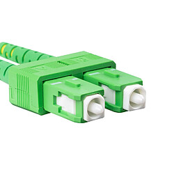 Câble fibre optique Lanberg FO-SASA-SD11-0020-YE 2 m G.657.A1, avec connecteurs SC/APC aux deux extrémités pas cher