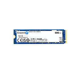 Avis KINGSTON SSD NV3 500G M.2 NVMe PCIe 4.0 *SNV3S 500G