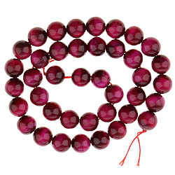 1 rangée de pierre naturelle rose agate oeil de tigre rouge perles en vrac lot artisanat 10mm