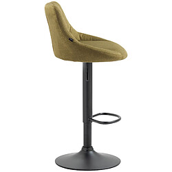 Acheter Non Tabouret de bar Lazio tissu noir