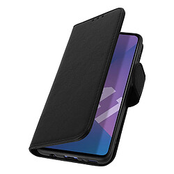 Avizar Étui Samsung Galaxy A41 Housse Intégrale Porte-carte Fonction Support noir