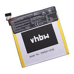 vhbw Li-Polymer Batterie 3900mAh (3.8V) pour tablette, Netbook Asus FonePad 7, ME372CG, PadFone 7 comme C11P1310, C11-P1310.