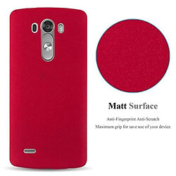 Cadorabo Coque LG G3 Etui en Rouge pas cher