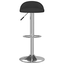 Avis vidaXL Tabourets de bar lot de 2 noir similicuir