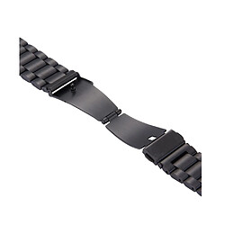 Mobility Gear Bracelet Acier pour Apple Watch 42mm -Noir