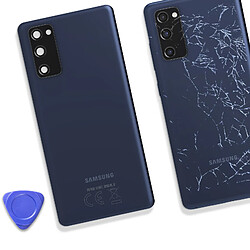 Acheter Samsung Vitre arrière pour Samsung Galaxy S20 FE Original Service Pack Bleu