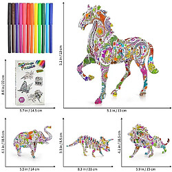 Universal Puzzle à colorier en 3D, un cadeau pour les enfants