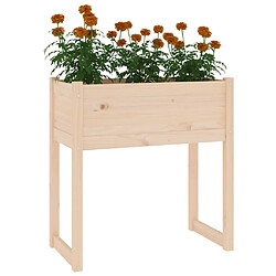 Avis vidaXL Jardinière 78x40x81 cm Bois massif de pin