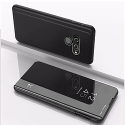 Wewoo Coque Rigide Pour LG K50 Miroir de protection Couvercle à rabat gauche et droite avec étui de support noir