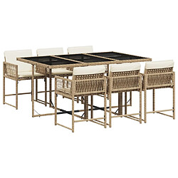 Ensemble table & chaises