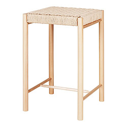 Avis EPIKASA Tabouret Bas Abano, Marron, Bois, 42x42x66,5 cm