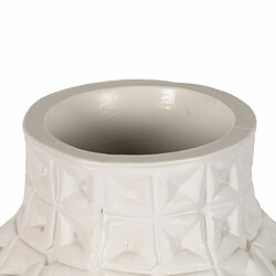 BigBuy Home Vase Blanc Céramique 22 x 22 x 28 cm