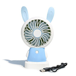 1 Pièces Dessin Animé USB Charge Portable Ventilateur Électrique Portable Climatiseur Refroidisseur Étudiant Dortoir Ventilateur De Refroidissement Bureau d'Été pas cher