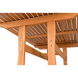 Habitat Et Jardin Table de jardin Osaka - 180 x 90 cm - Bois naturel