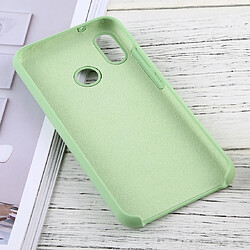 Avis Wewoo Coque Étui de protection étanche en silicone liquide de couleur unie pour Huawei P20 Lite vert menthe