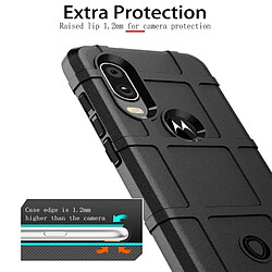 Wewoo Coque Housse TPU antichoc à couverture totale pour Motorola P40 (noire)