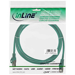 Câble patch, S-FTP, Cat.5e, vert, 1m, InLine®