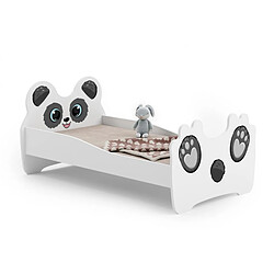 Kobi Lit simple enfant PANDA - 160x80cm - avec matelas