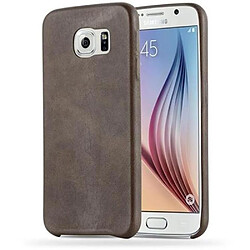 Cadorabo Etui Samsung Galaxy S6 en Brun Coque