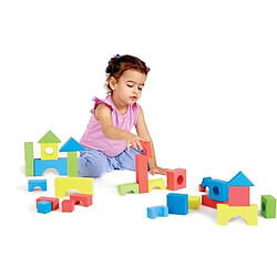 Avis BSM Lot de 80 Pieces de construction mousse Edu Blocs