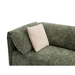 Acheter Vente-Unique Canapé angle droit en tissu texturé vert LOUSOPA de Maison Céphy