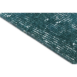 Vidal Tapis de laine 201x114 Bleu Ultra Vintage