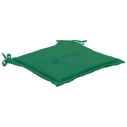 Avis Decoshop26 lot de 2 coussins de chaise de jardin 100% polyester imperméable vert 50x50x3 cm DEC021726