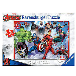 Acheter Ravensburger Puzzle de Sol Géant 125 pièces Marvel Avengers en Carton Résistant à l'Usure Multicolore