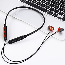 Wewoo Bluetooth 4.2 Sport Ecouteur sans fil Bluetooth, Carte de support (Noir Rouge)