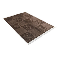 Vidal Tapis de laine 183x122 brun Darya