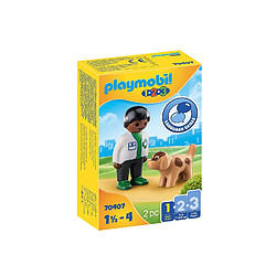 Playmobil® 1 2 3 Vétérinaire avec chien