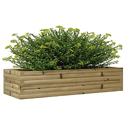 Avis vidaXL Jardinière 110x40x23 cm bois de pin imprégné